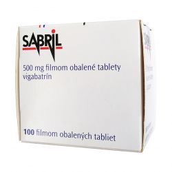 Сабрил (Вигабатрин) таблетки 500мг №100 (100 таблеток) в Москве и области фото
